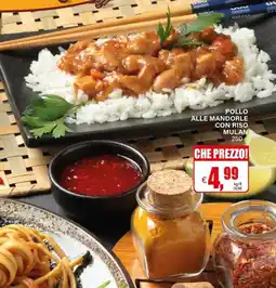 Il Gigante Pollo alle mandorle con riso Mulan offerta