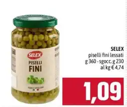 Emisfero Selex piselli fini offerta