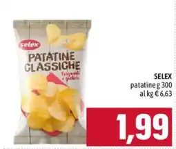 Emisfero Selex patatine classiche offerta