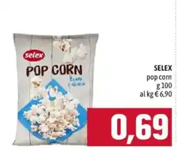 Emisfero Selex pop corn offerta