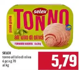 Emisfero Selex tonno all'olio di oliva offerta
