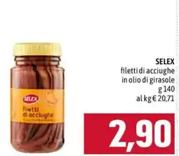 Emisfero SELEX filetti di acciughe offerta