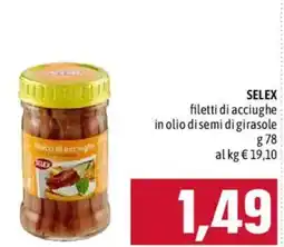 Emisfero SELEX filetti di acciughe offerta
