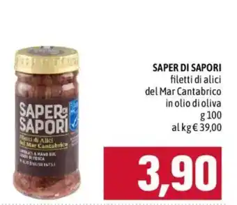 Saper di sapori filetti di alici del Mar Cantabrico