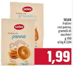 Emisfero Selex frollini con panna offerta