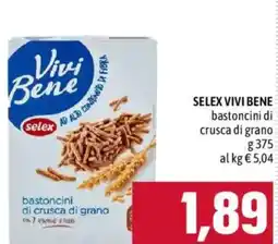 Emisfero Selex Vivi Bene bastoncini di crusca di grano offerta