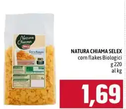 Emisfero Natura Chiama Selex corn flakes Biologici offerta