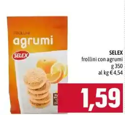 Emisfero SELEX frollini con agrumi offerta