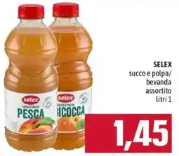 Emisfero Selex succo e polpa assortito offerta