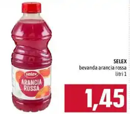 Emisfero Selex bevanda arancia rossa offerta