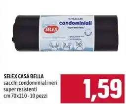 Emisfero SELEX CASA BELLA sacchi condominiali neri super resistenti offerta