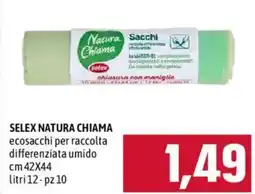 Emisfero Selex Natura Chiama ecosacchi per raccolta differenziata umido offerta