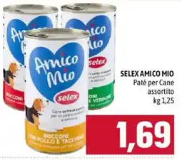 Emisfero SELEX AMICO MIO Paté per Cane offerta