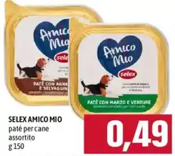 Emisfero SELEX AMICO MIO paté per cane offerta