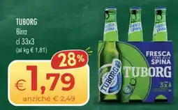 MerSi Supermercati Tuborg Birra offerta