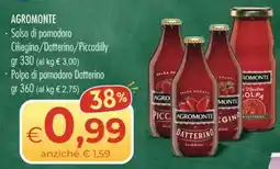 MerSi Supermercati Agromonte salsa di pomodoro datterino offerta