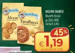MerSi Supermercati Mulino Bianco Biscotti classici offerta