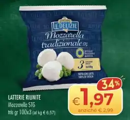 MerSi Supermercati Mozzarella STG offerta