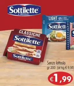 MerSi Supermercati Sottilette classiche offerta