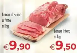 MerSi Supermercati Lonza di suino offerta