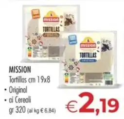 MerSi Supermercati Mission Tortillas Original offerta