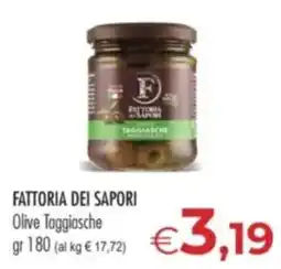 MerSi Supermercati Fattoria dei Sapori Olive Taggiasche offerta