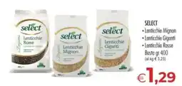 MerSi Supermercati Select Lenticchie Mignon offerta