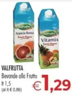 MerSi Supermercati Valfrutta bevande alla frutta offerta
