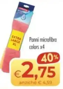 MerSi Supermercati Panni microfibra colors offerta