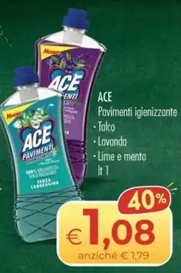 MerSi Supermercati ACE Pavimenti igienizzante offerta