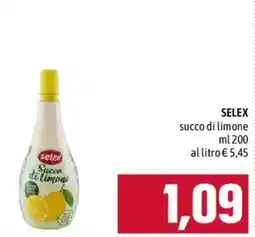Emisfero Selex succo di limone offerta