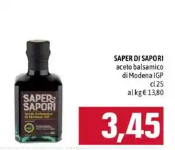 Emisfero Saper di sapori aceto balsamico di Modena IGP offerta