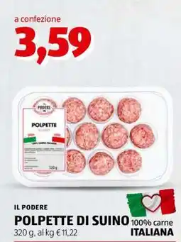 ALDI Polpette di suino offerta