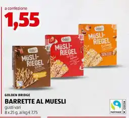 ALDI GOLDEN BRIDGE BARRETTE AL MUESLI offerta