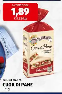 ALDI MULINO BIANCO CUOR DI PANE offerta
