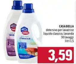 Emisfero Casa Bella detergente per lavatrice liquido classico lavanda offerta