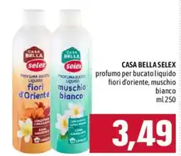 Emisfero Casa Bella Selex profumo per bucato liquido offerta