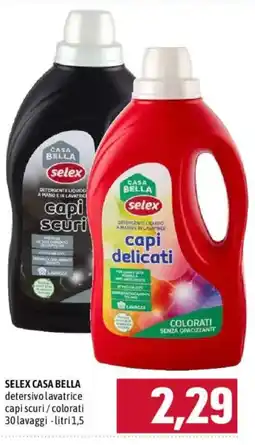 Emisfero Selex Casa Bella detersivo lavatrice capi scuri / colorati offerta