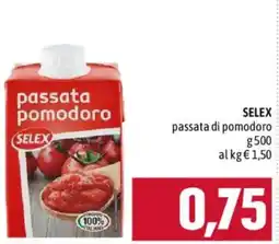 Emisfero Passata pomodoro Selex offerta