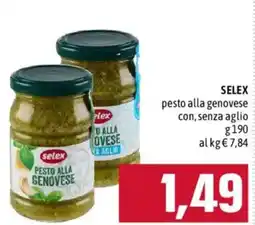 Emisfero Selex pesto alla genovese senza aglio offerta