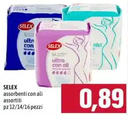 Emisfero SELEX assorbenti con ali offerta