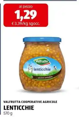 ALDI LENTICCHIE offerta