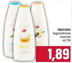 Emisfero SELEX EGO bagnoschiuma offerta