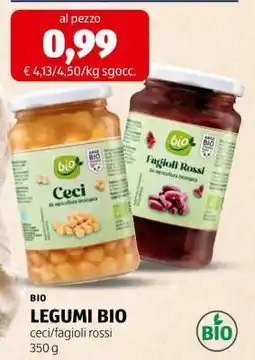 ALDI LEGUMI BIO offerta