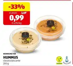 ALDI WONNEMEYER HUMMUS offerta