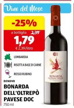 ALDI DENOVO BONARDA DELL'OLTREPÒ PAVESE DOC offerta