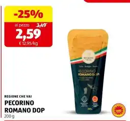 ALDI Pecorino Romano DOP offerta
