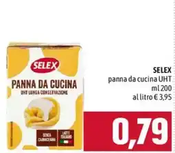 Emisfero Selex panna da cucina UHT offerta