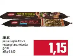 Emisfero Selex pasta sfoglia fresca offerta