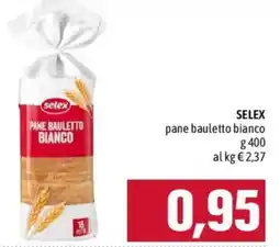 Emisfero Selex pane bauletto bianco offerta